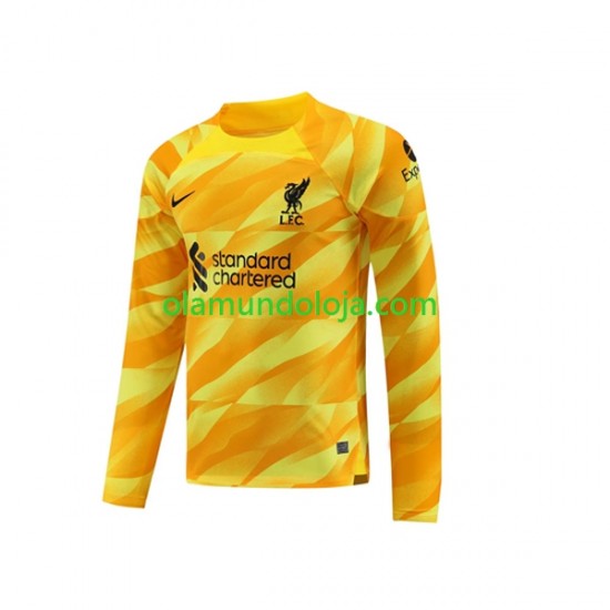 Camisola Liverpool Guarda-redes Homem Equipamento Terceiro 2023-2024 Manga Comprida